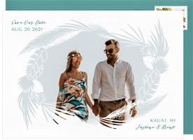 'Tropical Frame' Wedding Save the Date