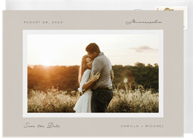 'Simple Frame' Wedding Save the Date