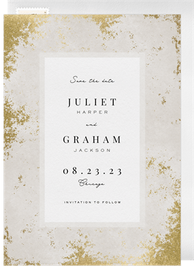 'Rustic Style' Wedding Save the Date
