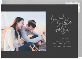 'Love and Laughter' Wedding Save the Date