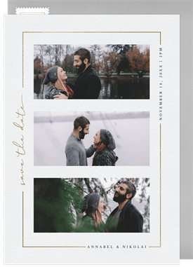 'Chic Frame' Wedding Save the Date