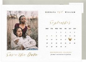 'Love Heart' Wedding Save the Date