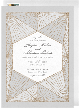 'Rare Love' Wedding Invitation