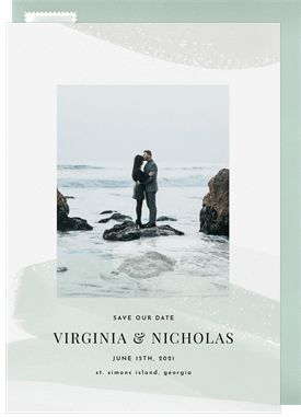 'Ebb and Flow' Wedding Save the Date