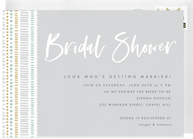 'Boho Flair' Bridal Shower Invitation