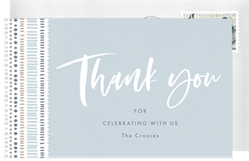 'Boho Flair' Baby Shower Thank You Note
