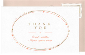 'Baby Charms' Baby Shower Thank You Note