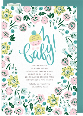 'Sweet Newborn' Baby Shower Invitation