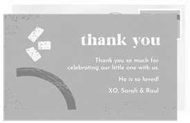 'Abstract Boho Baby' Baby Shower Thank You Note