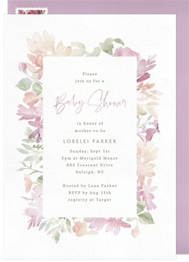 'In Bloom' Baby Shower Invitation