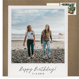 'Polaroid Celebration' Birthday Cards Card