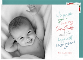 'Handwritten' Holiday Greetings Card