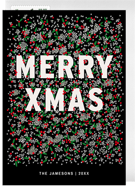 'Merry Berries' Holiday Greetings Card