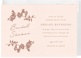 'Budding Branch' Bridal Shower Invitation