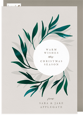 'Organic' Christmas Greetings Card