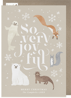 'So Very Joyful' Christmas Greetings Card