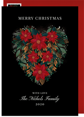 'Full Heart' Christmas Greetings Card