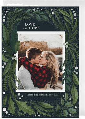 'Love And Hope' Holiday Greetings Card
