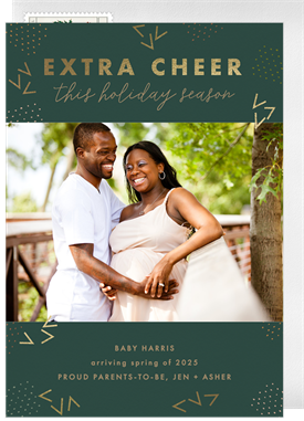 'Extra Cheer' New Year's Greeting Card