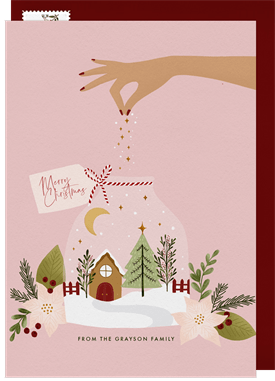 'Christmas In A Jar' Holiday Greetings Card