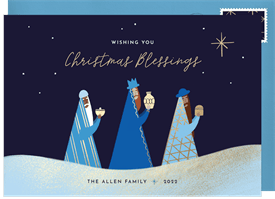 'Wise Men' Holiday Greetings Card