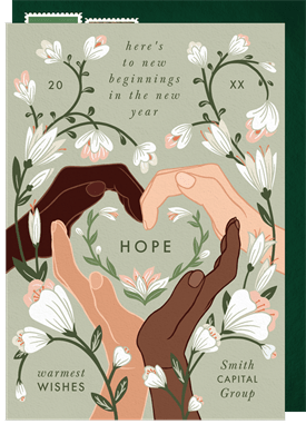 'Hope' Business New Year's Greeting Card