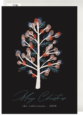 'Festive Tree' Christmas Greetings Card