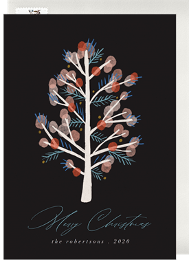 'Festive Tree' Business Holiday Greetings Card
