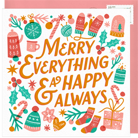 'Happy Always' Christmas Greetings Card