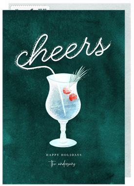 'Frosty Cheers' Holiday Greetings Card