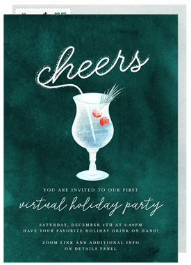 'Frosty Cheers' Holiday Party Invitation