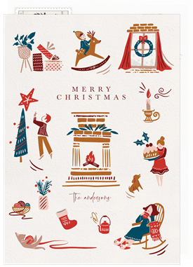 'Cozy Christmas' Christmas Greetings Card