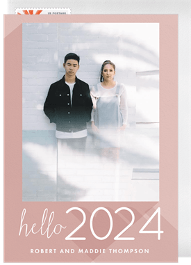 'Hello 2024' New Year's Greeting Card