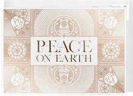 'Intricate Peace' Holiday Greetings Card