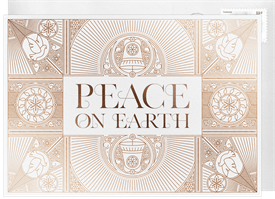 'Intricate Peace' Christmas Greetings Card