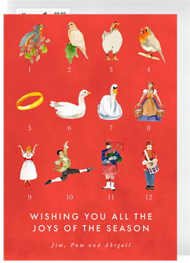 '12 Days' Holiday Greetings Card