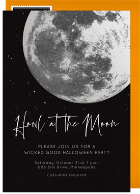 'Howl' Halloween Invitation