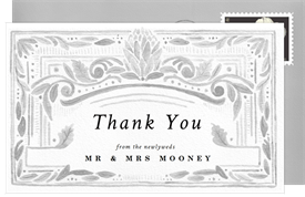 'Victorian' Wedding Thank You Note