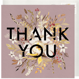 'Give Thanks' Business Thanksgiving Card