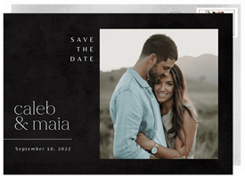 'Suede' Wedding Save the Date