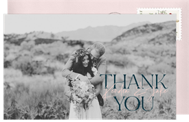 'Love Is Patient' Wedding Thank You Note