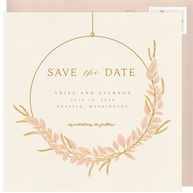 'Hanging Terrarium' Wedding Save the Date