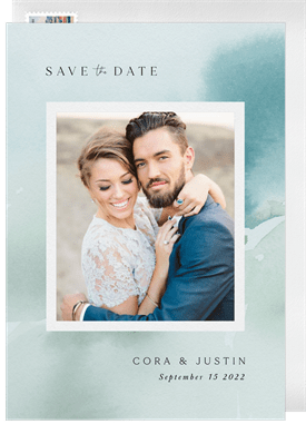 'Ethereal Wash' Wedding Save the Date