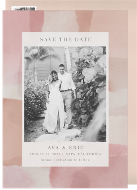 'Serendipity' Wedding Save the Date
