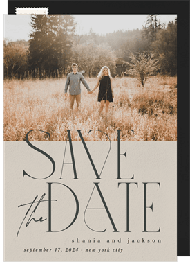 'Wildly In Love' Wedding Save the Date