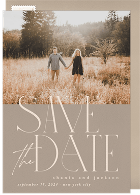 'Wildly In Love' Wedding Save the Date