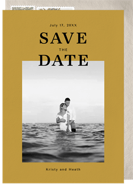 'Floral Crush' Wedding Save the Date
