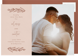 'Flourishing Frame' Wedding Save the Date