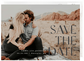'Modern Love' Wedding Save the Date