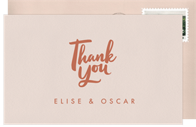 'We Do Whimsy' Wedding Thank You Note